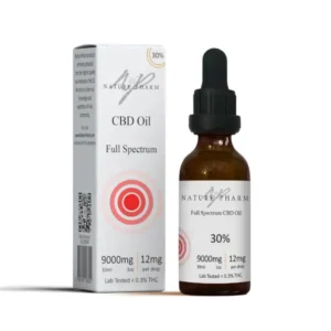 שמן CBD 30 אחוז של nature pharm בקבוק בנפח 30 מ"ל